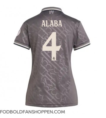 Real Madrid David Alaba #4 Tredjetrøje Dame 2024-25 Kortærmet